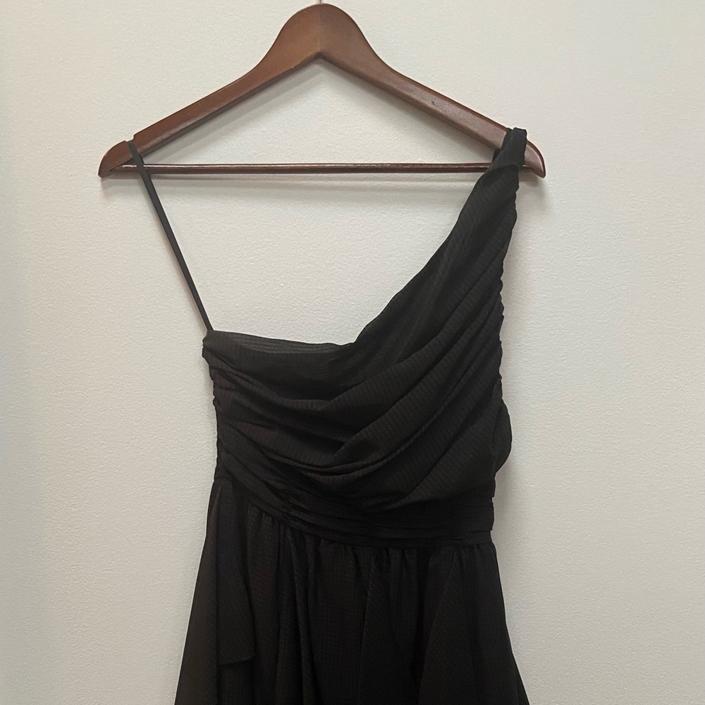 Size M black midi length party dress, SHARON COUTURE brand